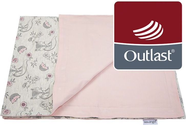 Deka dvojitá tenká Little Angel Animals Outlast Tm.Modrá/Šedý Melír 2021 - obrázek 2