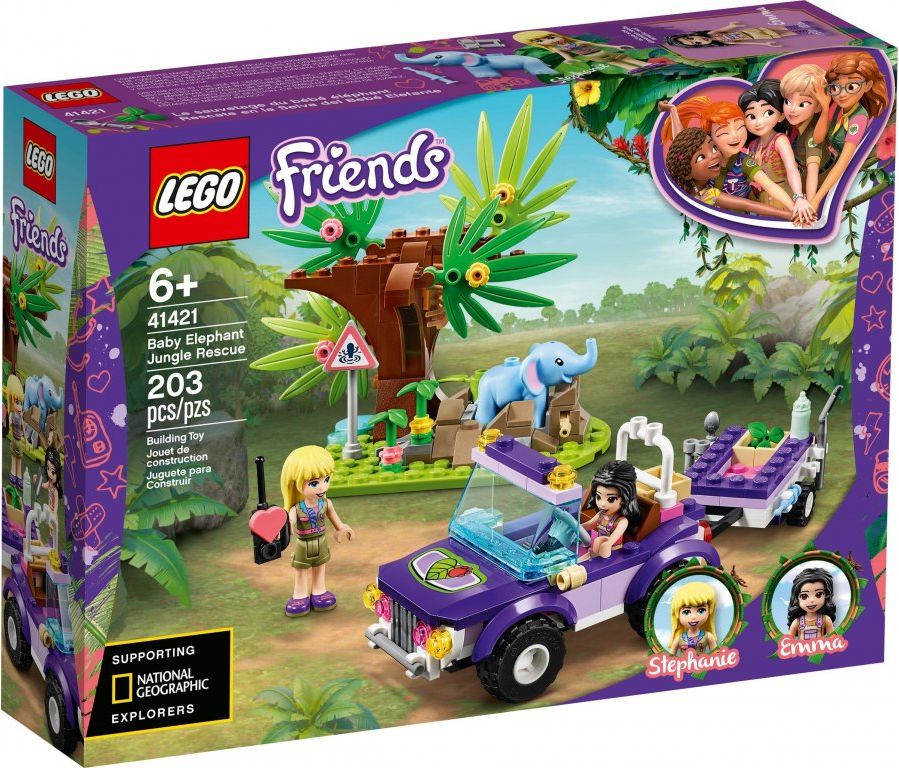 LEGO Záchrana slůněte v džungli 41421 - obrázek 1