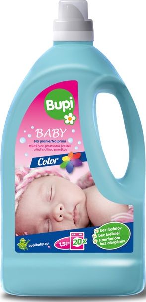 BUPI Baby Tekutý prací prostředek Color 1,5 l ( 20 pd) - obrázek 1