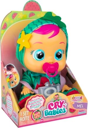 TM Toys CRY BABIES Interaktivní panenka TUTTI FRUTTI - MEL - obrázek 1