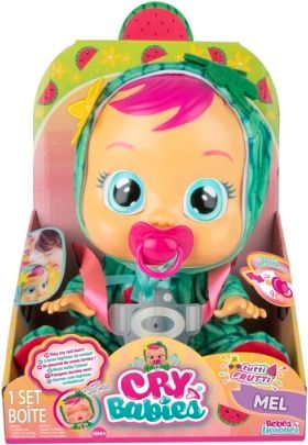 TM Toys CRY BABIES Interaktivní panenka TUTTI FRUTTI - MEL - obrázek 3