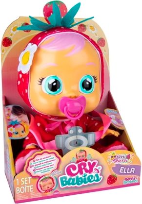 TM Toys CRY BABIES Interaktivní panenka TUTTI FRUTTI - ELLA - obrázek 1