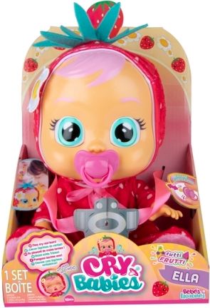 TM Toys CRY BABIES Interaktivní panenka TUTTI FRUTTI - ELLA - obrázek 3