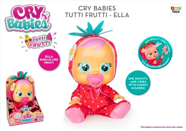 TM Toys CRY BABIES Interaktivní panenka TUTTI FRUTTI - ELLA - obrázek 14