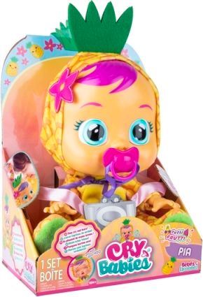 TM Toys CRY BABIES Interaktivní panenka TUTTI FRUTTI - PIA - obrázek 1