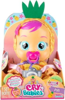TM Toys CRY BABIES Interaktivní panenka TUTTI FRUTTI - PIA - obrázek 3