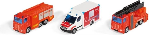 Siku Super 6326 - set záchranářská vozidla 3ks - obrázek 1