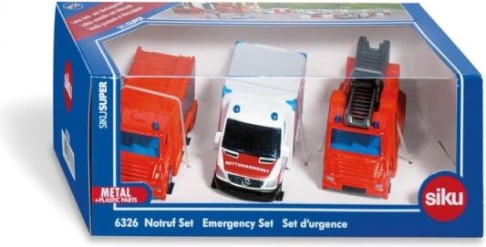 Siku Super 6326 - set záchranářská vozidla 3ks - obrázek 2