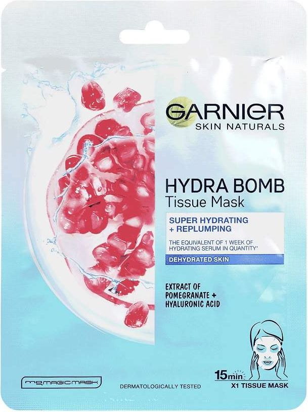 GARNIER HydraBomb vyplňující textilní maska 28g - obrázek 1