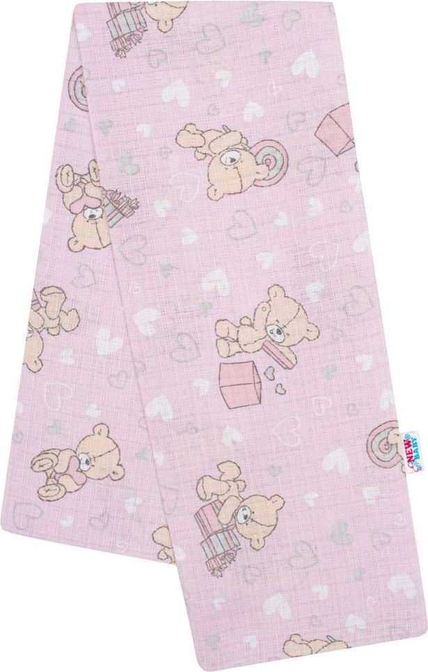 Bavlněná plena s potiskem New Baby Varianta: malí medvídci - modrá - obrázek 107