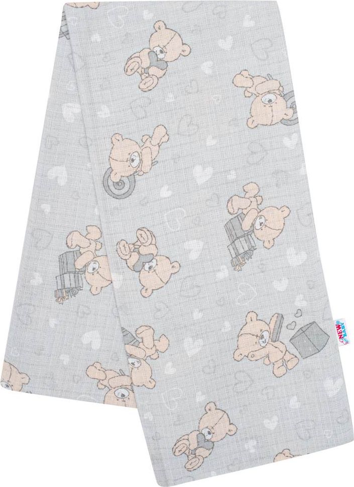 Bavlněná plena s potiskem New Baby Varianta: srdíčka - růžová - obrázek 106