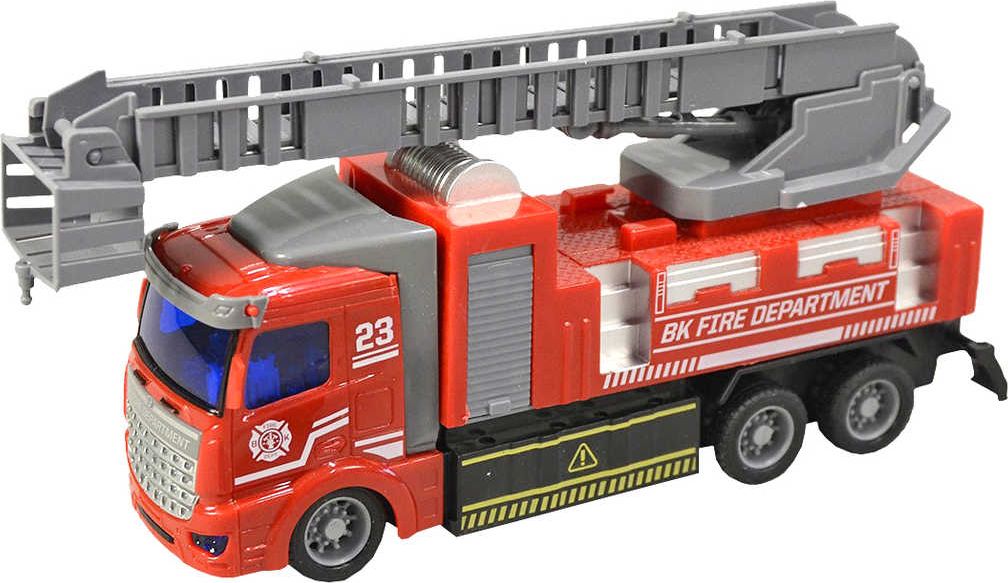 RC Auto hasičské na vysílačku 24MHz 4 kanály na baterie Světlo Zvuk - obrázek 1