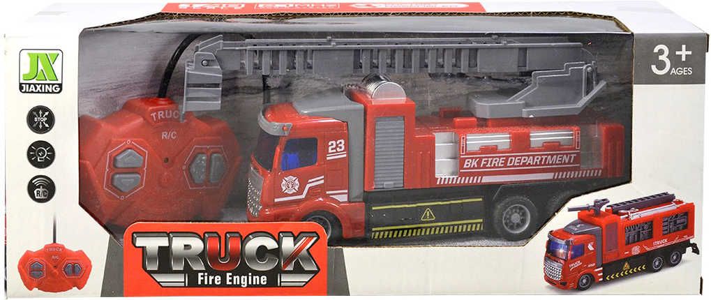 RC Auto hasičské na vysílačku 24MHz 4 kanály na baterie Světlo Zvuk - obrázek 3