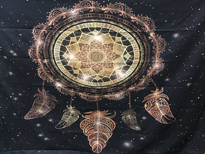 Polyesterová deka - mandala - Varianta Varianta: 2 - obrázek 2