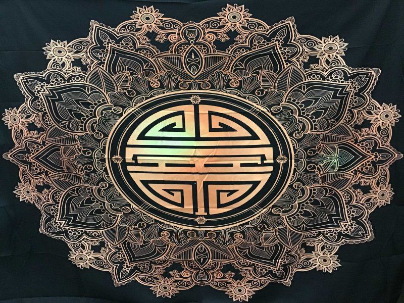 Polyesterová deka - mandala - Varianta Varianta: 2 - obrázek 6