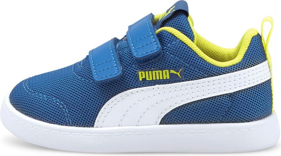 Puma chlapecké tenisky Courtflex v2 Mesh V Inf 19 modrá - obrázek 1