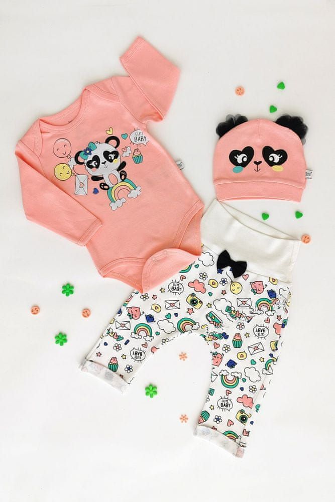 TrendUpcz Dětský kojenecký set Panda Velikost: 68 - obrázek 1