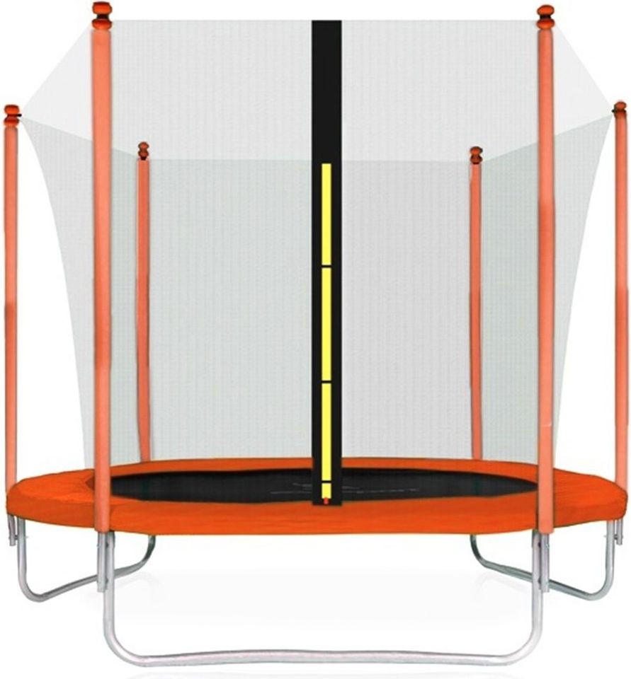 Aga Sport Fit Trampolína 250 cm Orange + vnitřní ochranná síť - obrázek 1