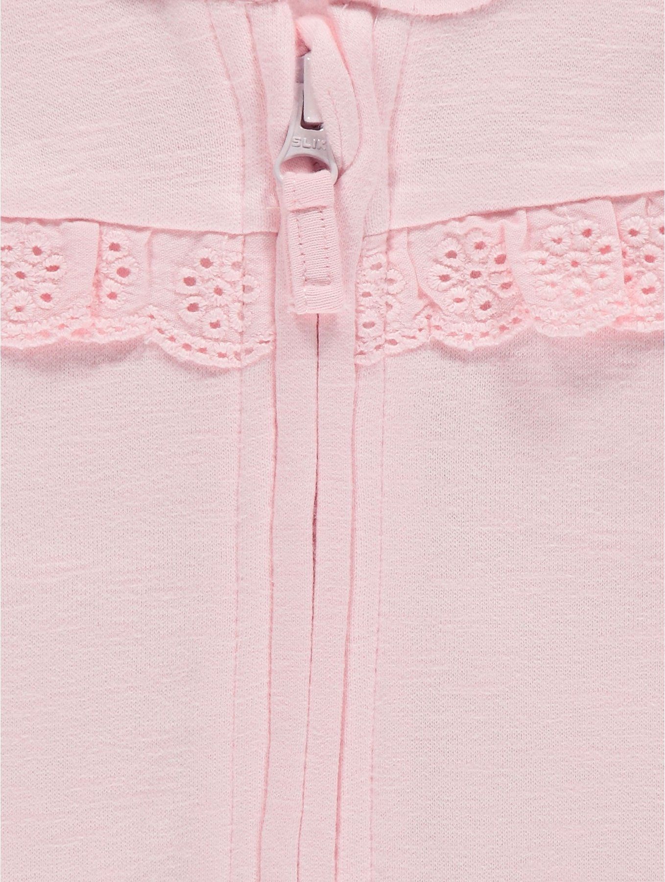 Kojenecká mikina GEORGE, růžová s kapucí Velikost: 56 - 62cm (0 - 3 měsíce) - obrázek 2
