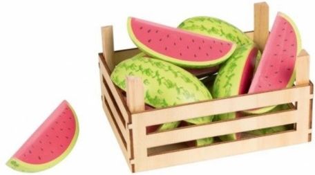 Goki Dřevěný košík s melouny - obrázek 1