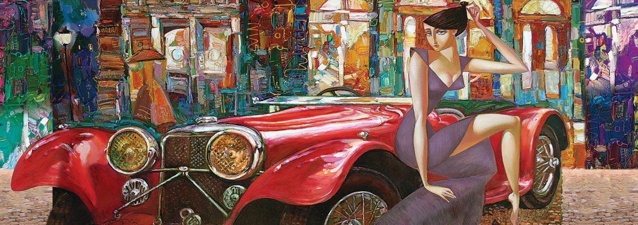 ART PUZZLE Panoramatické puzzle Pozvání na večer 1000 dílků - obrázek 1