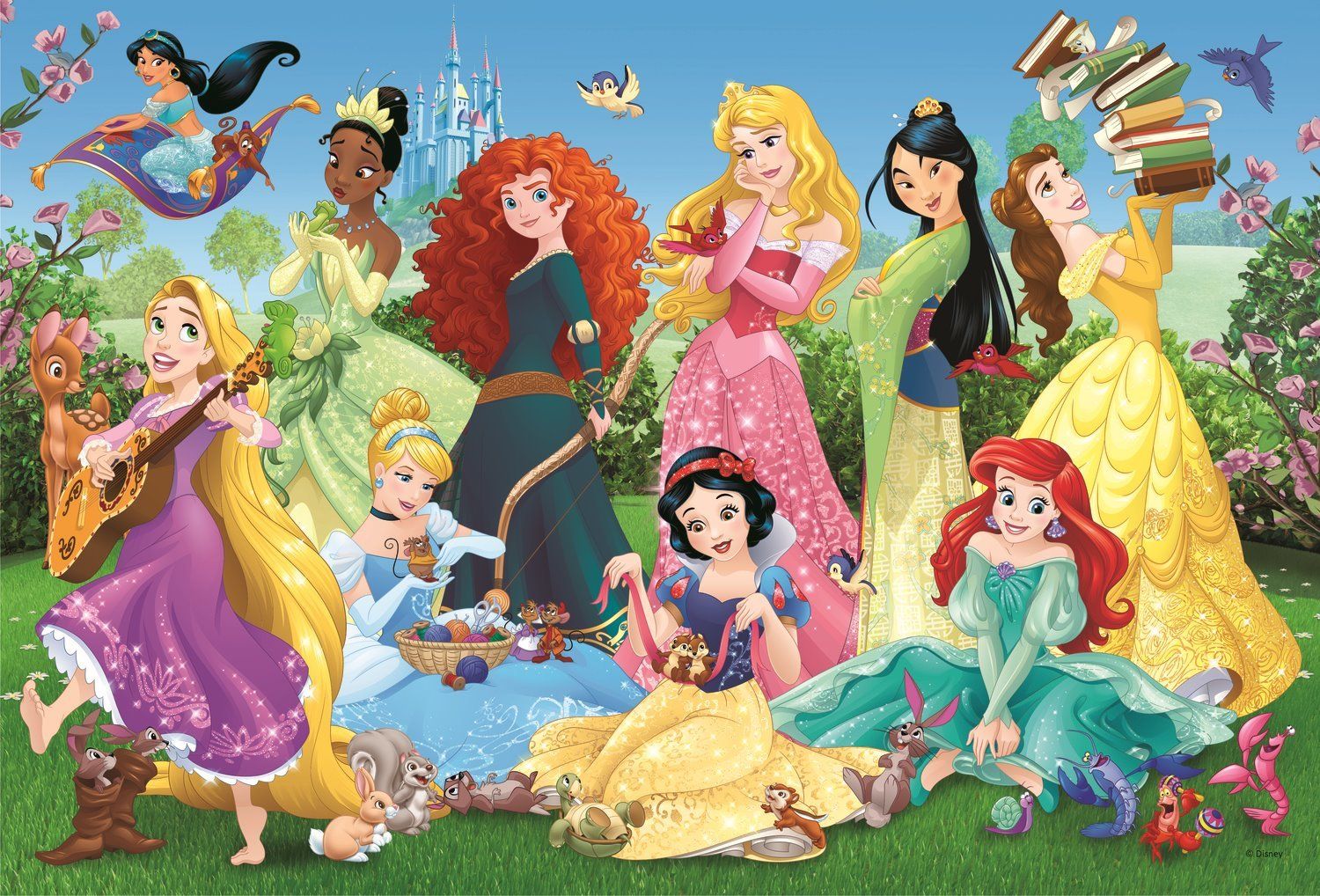 TREFL Puzzle Okouzlující princezny 100 dílků - obrázek 1