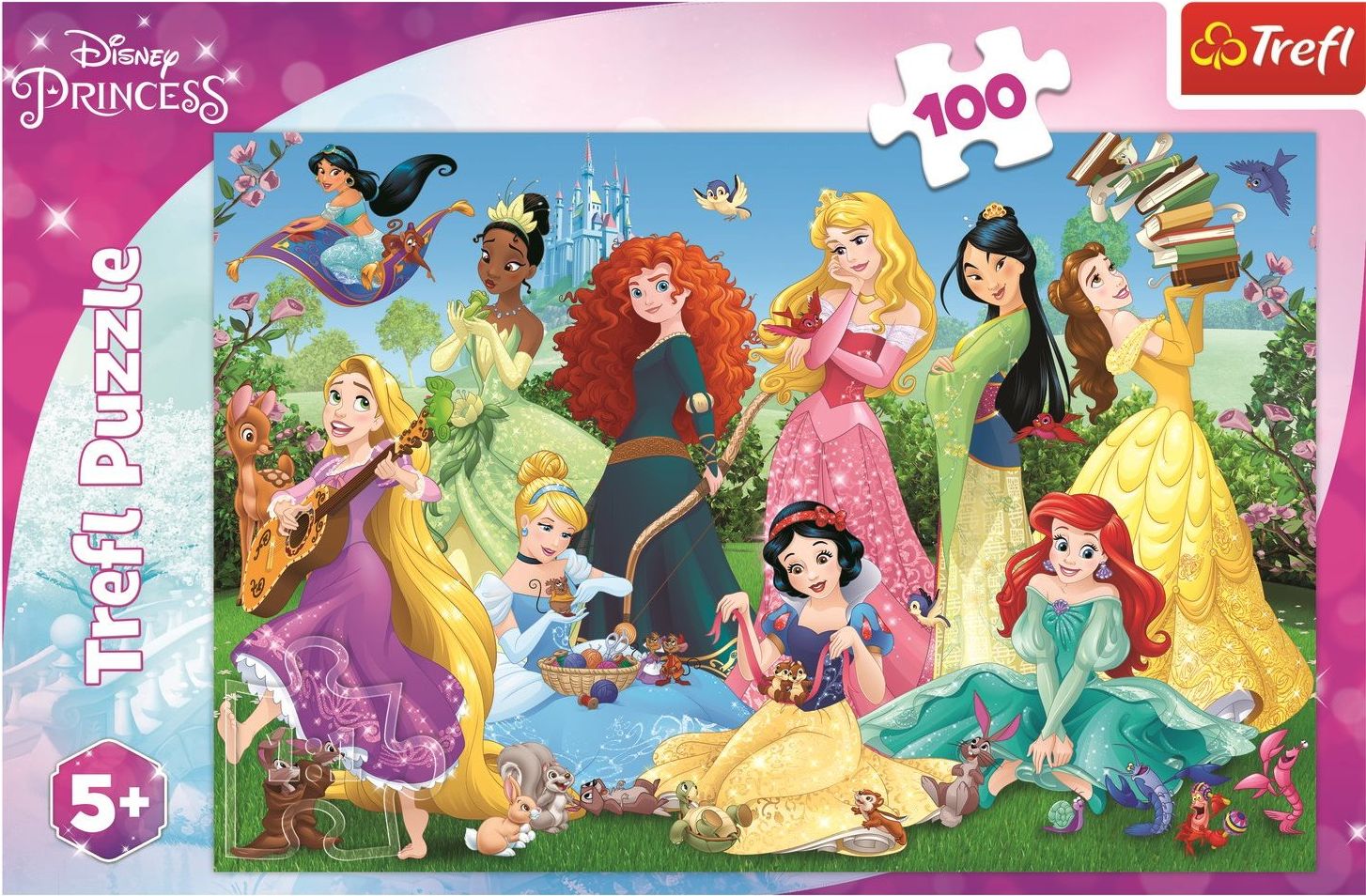 TREFL Puzzle Okouzlující princezny 100 dílků - obrázek 2