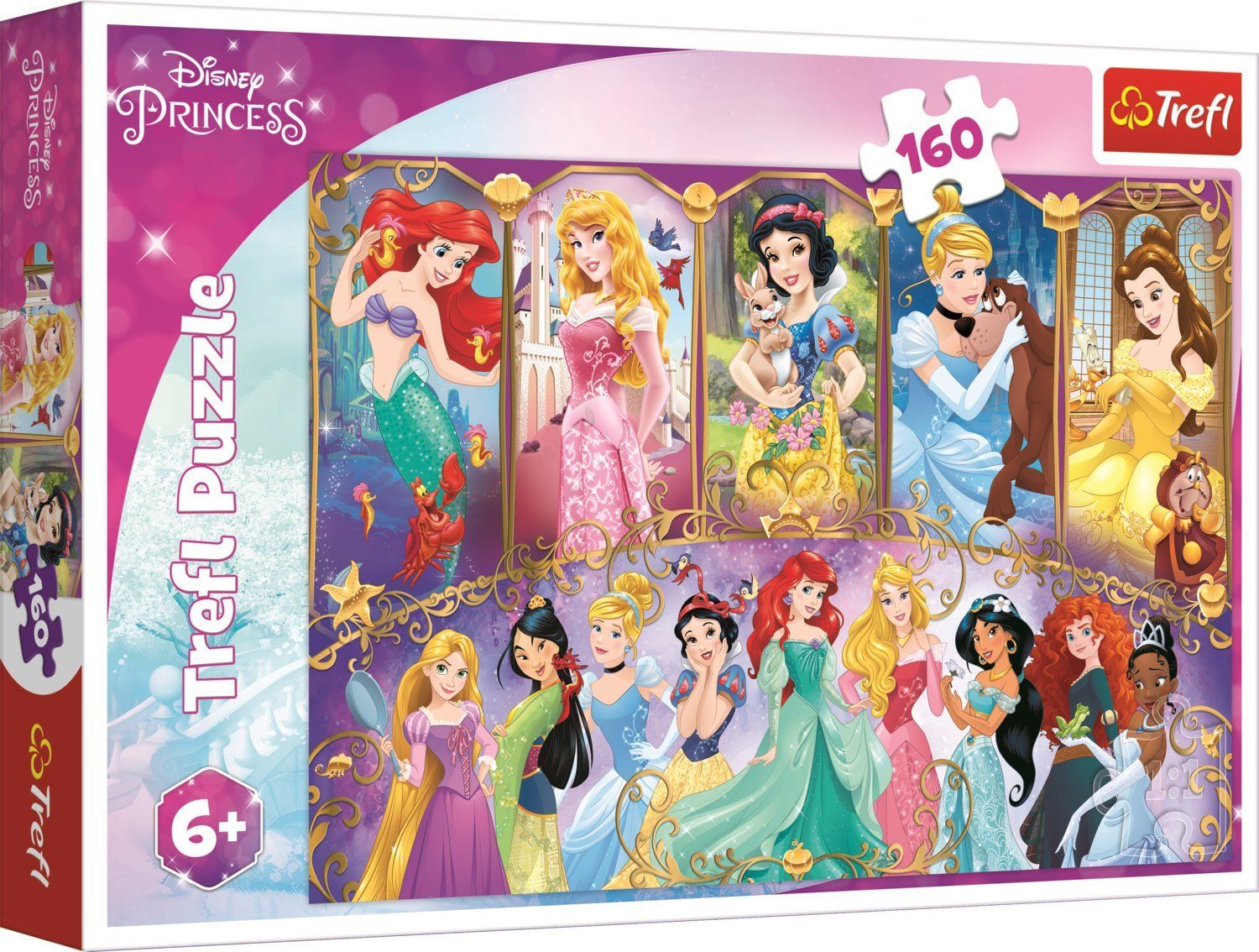 TREFL Puzzle Portréty princezen 160 dílků - obrázek 3