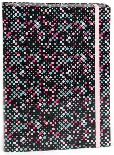 Školní box na sešity Stil A5 s klopou Puntíky Dots - obrázek 1