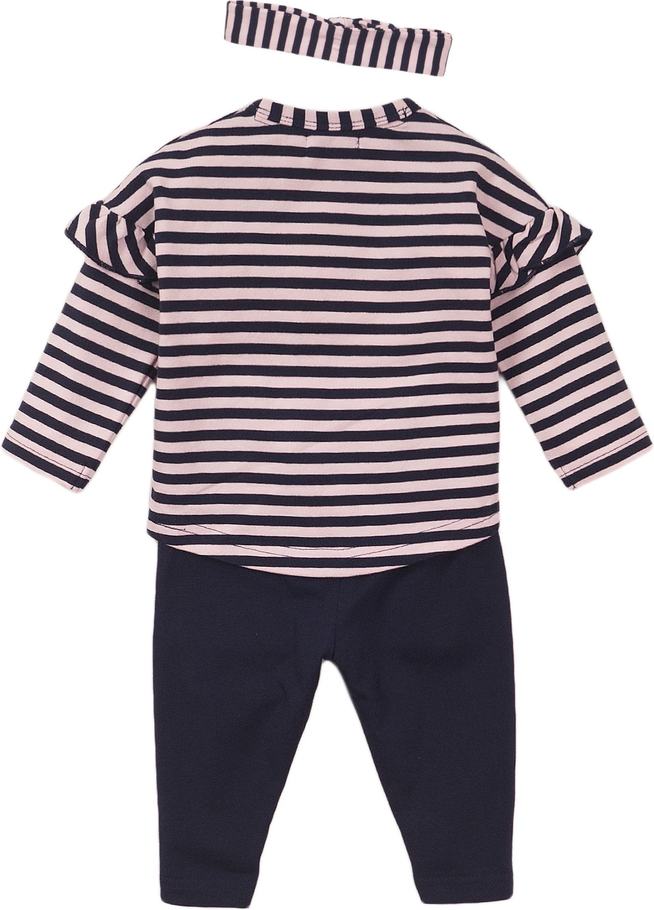 DIRKJE Set 2dílný s čelenkou 86 Light Pink+Navy - obrázek 2