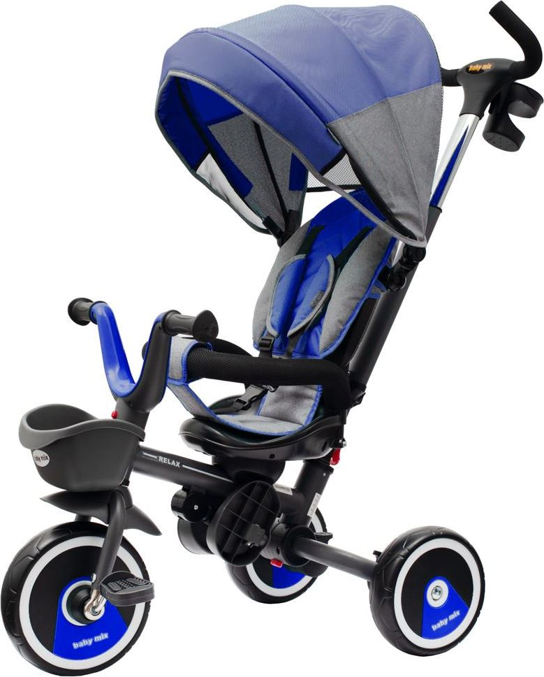 Dětská tříkolka Baby Mix 5v1 RELAX 360° Varianta: bílá - obrázek 3