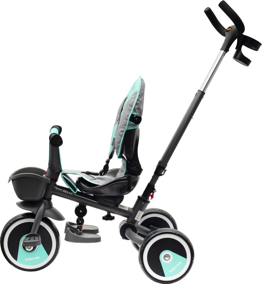 Dětská tříkolka Baby Mix 5v1 RELAX 360° Varianta: bílá - obrázek 11