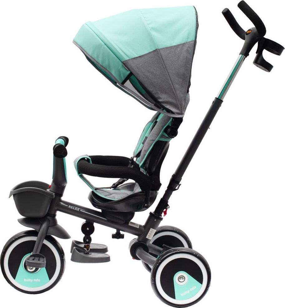 Dětská tříkolka Baby Mix 5v1 RELAX 360° Varianta: bílá - obrázek 12