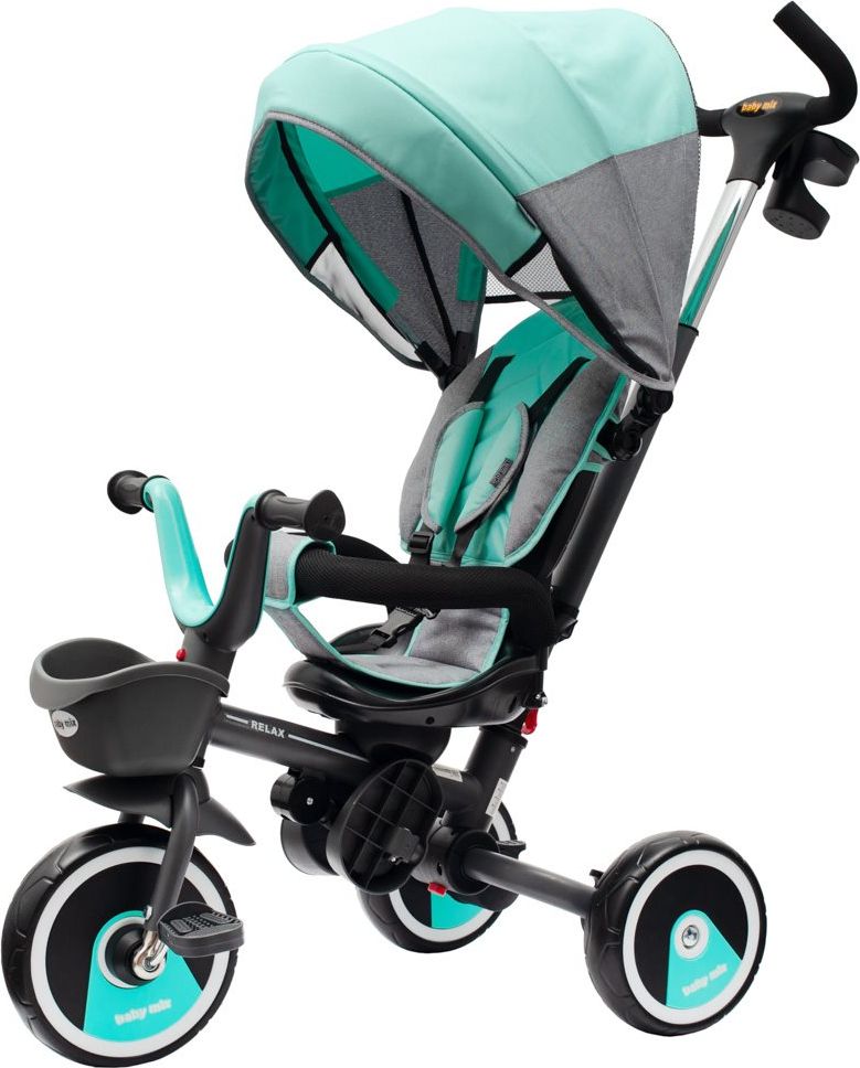 Dětská tříkolka Baby Mix 5v1 RELAX 360° Varianta: bílá - obrázek 27