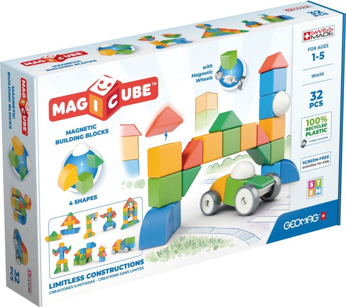 Geomag Magicube Shapes 32 dílků - obrázek 1