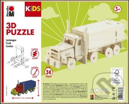 3D Puzzle - Truck - Marabu - obrázek 1