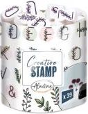 Aladine Razítka Creative Stamps - květinová abeceda a věnečky - obrázek 1