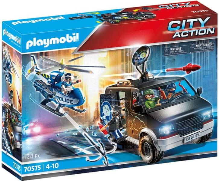 Playmobil 70575 Policejní helikoptéra: Pronásledování vozidla - obrázek 1