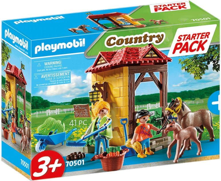 Playmobil 70501 Starter pack Koňská stáj - obrázek 1