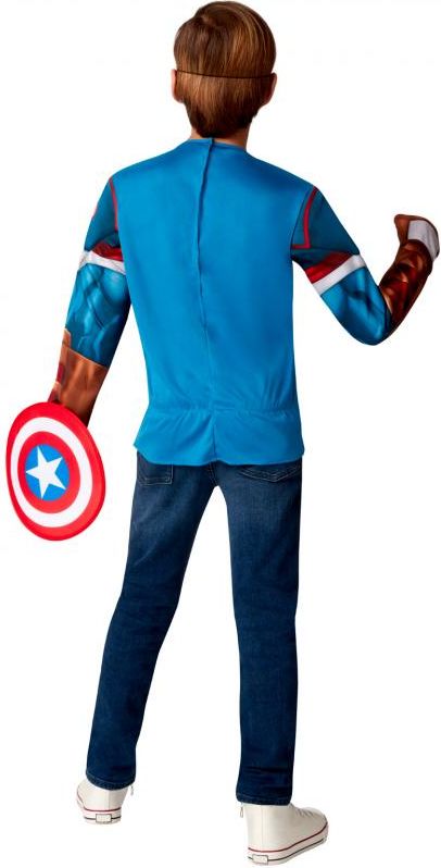 Avengers: Captain America - kostým triko s vycpávkami a maska - obrázek 3