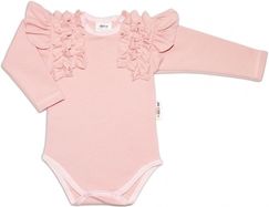 Souprava kojenecká 2-dílná bavlna - BODY A SUKÝNKA pudrově růžová - vel.98 - obrázek 2