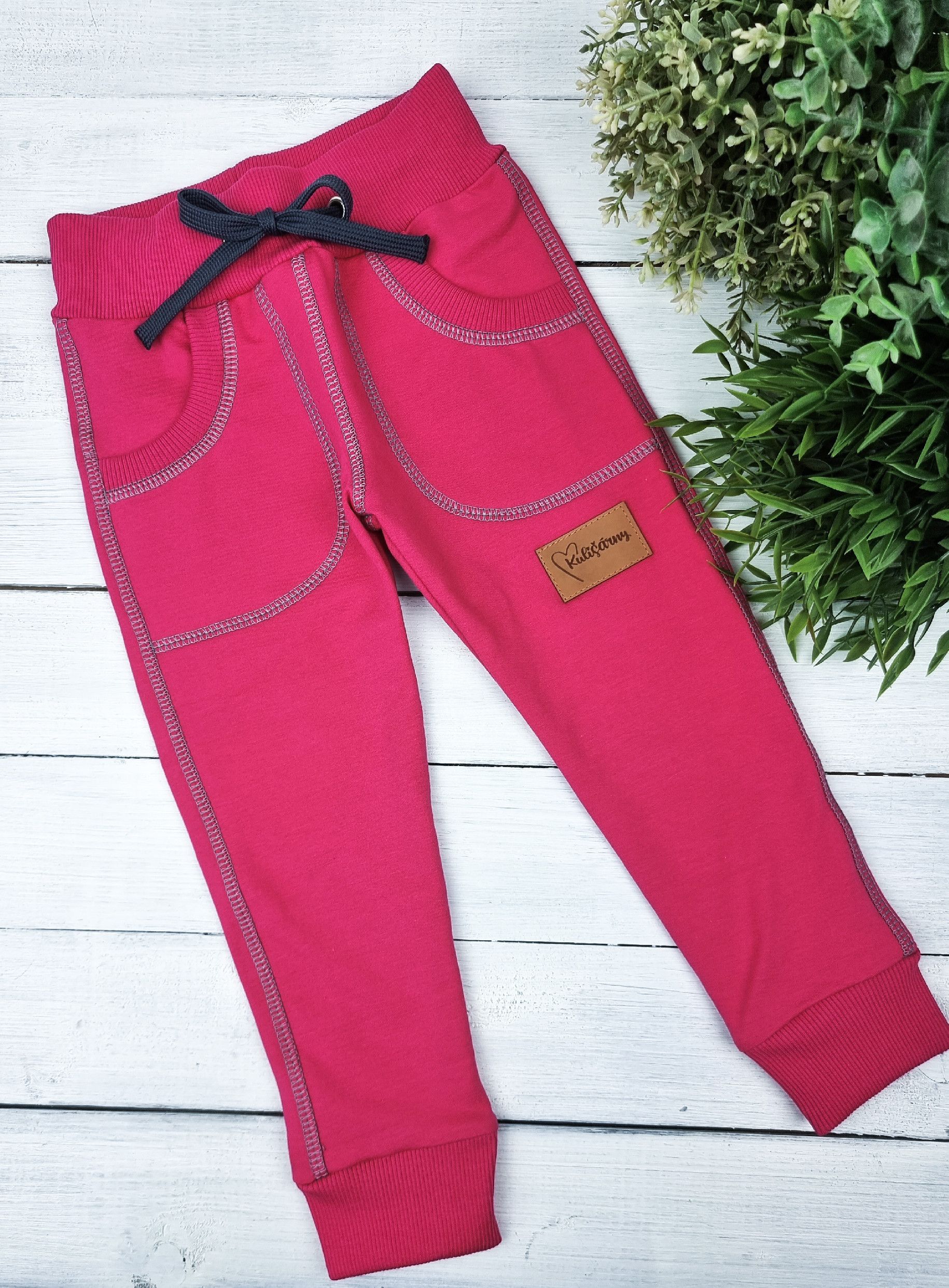 Kulišárny (handmade) Tepláčky ,,VIOLET,, VELIKOST: 86-92 - obrázek 2
