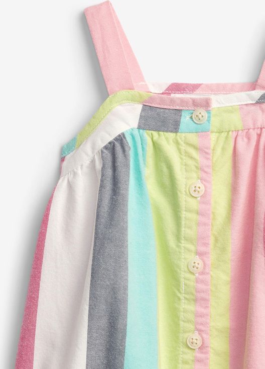 Baby Stripe Button Šaty dětské GAP | Vícebarevná | Dívčí | 18-24 měsíců - obrázek 3