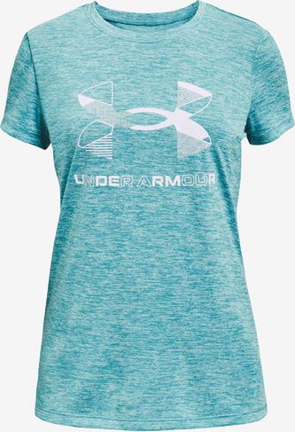 Graphic Twist Big Logo Triko dětské Under Armour | Modrá | Dívčí | L - obrázek 1