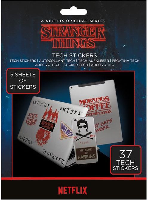 EPEE Samolepky Stranger Things Tech 37ks - obrázek 1