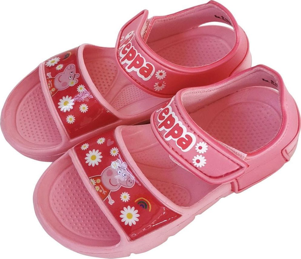 Disney dívčí sandály Peppa Pig PP13651 22 růžová - obrázek 1
