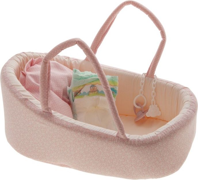 Přenosná taška -košík Pna miminko 42 cm - růžový - obrázek 1