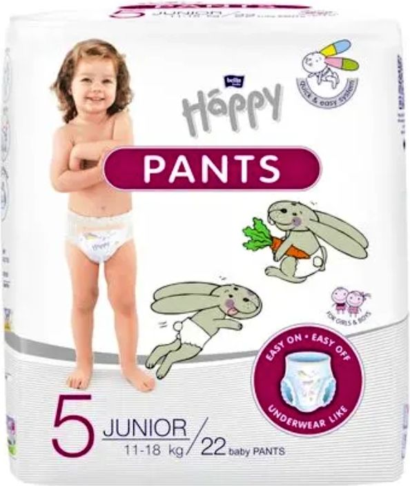 Bella Happy Pants 5 Junior (11-18 kg) 22 ks - obrázek 1