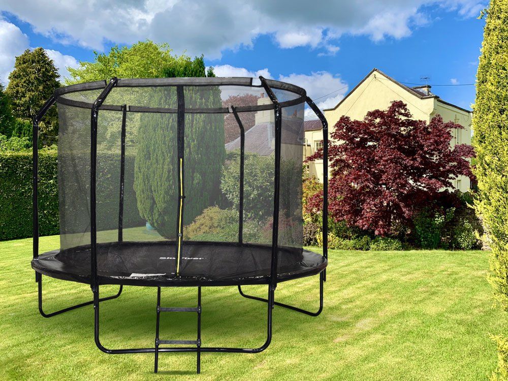 Zahradní trampolína SKY FLYER RING 2v1 305 cm BLACK - obrázek 7