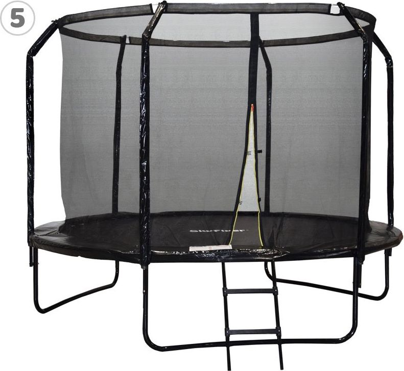Zahradní trampolína SKY FLYER RING 2v1 305 cm BLACK - obrázek 9